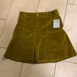 Athleta Whenever cord brown skirt